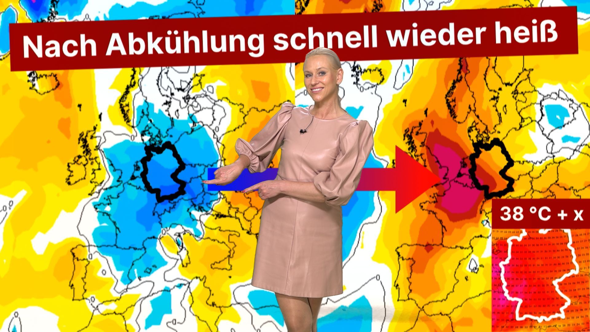 Video: Abkühlung? Nur kurz! Schon bald schmilzt alles wieder bei Temperaturen bis zu 40 GRAD – Hitze-Alarm