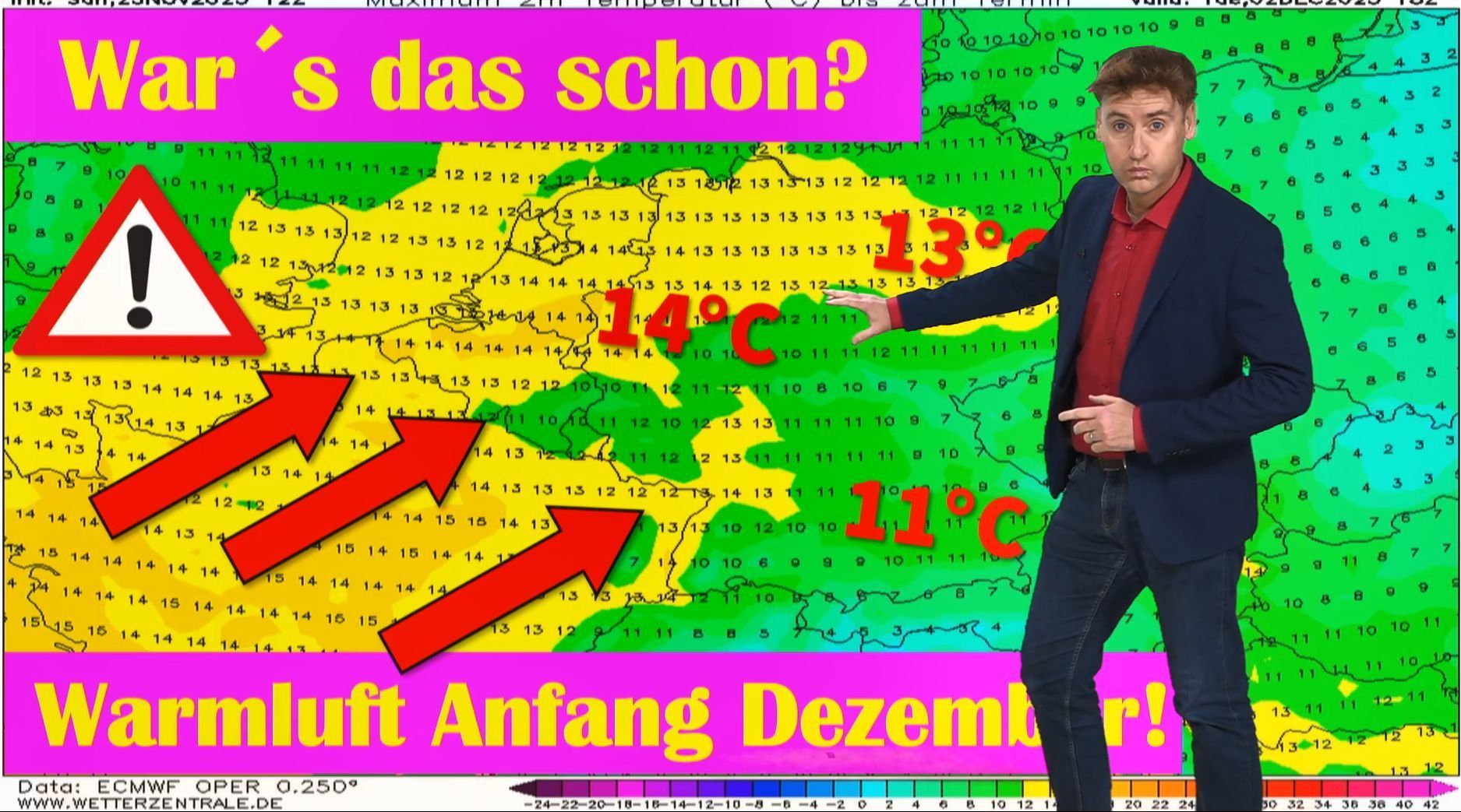 Video: War´s das schon mit dem Winter 2025/26? Schockprognose für Anfang Dezember!