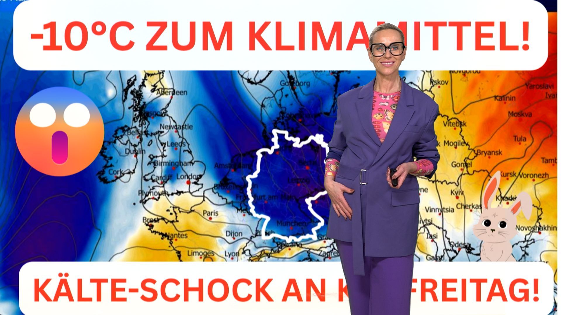 Video: Arktik-Schock an Karfreitag! Wetterkarten zeigen 10 Grad unter Klimamittel! Wann kommt die Wärme?