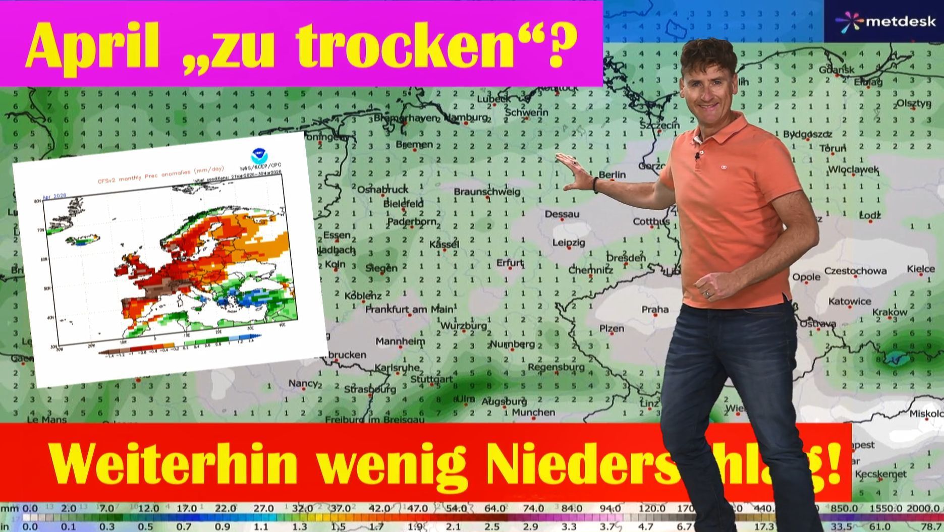 Video: Aprilprognose: Deutlich zu trocken! Schon bald erster Sommertag des Jahres 2026 möglich!