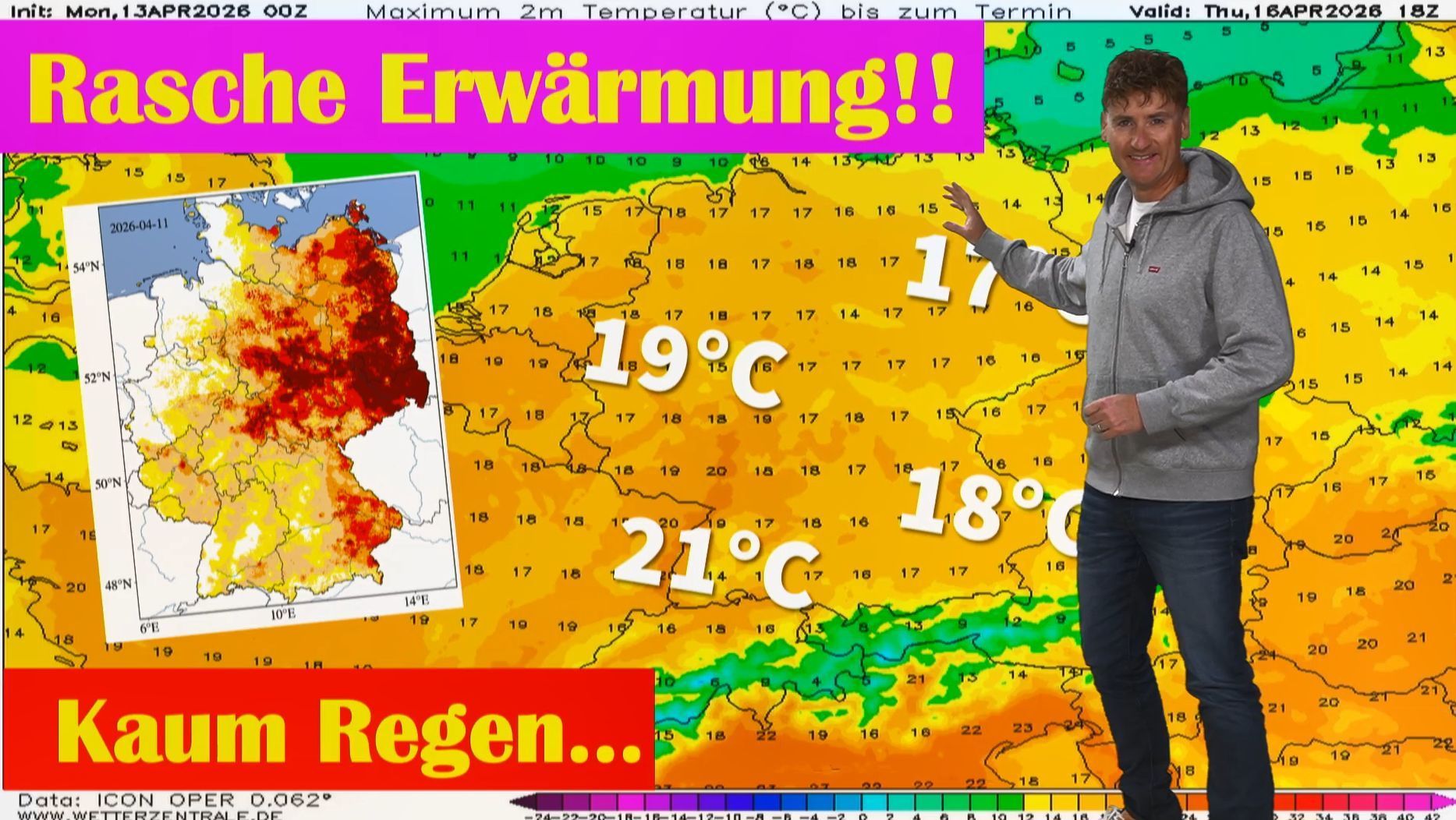 Video: Der April 2026 bleibt extrem trocken: Ab Mittwoch wieder mehr Sonnenschein und wärmer!