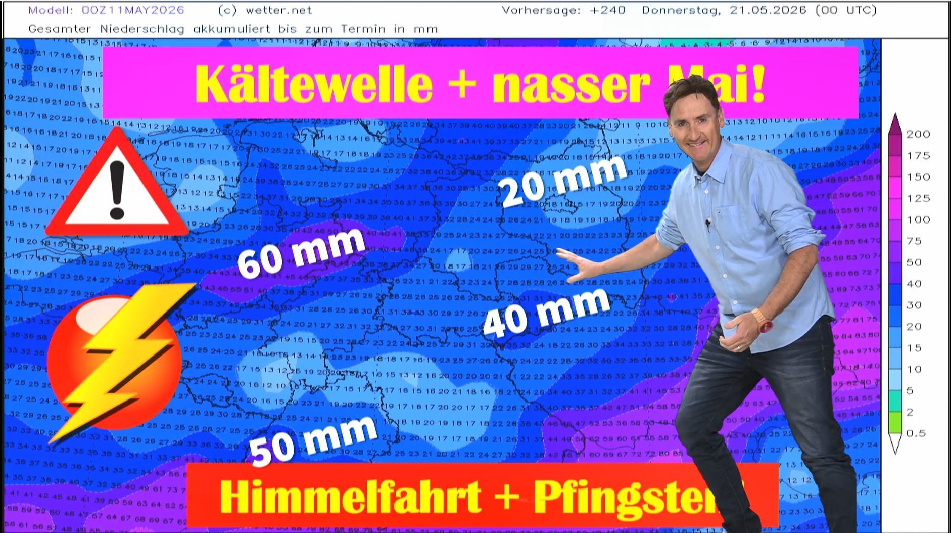 Video: „Es wird übel!" Frost & Schnee an Himmelfahrt – auch Pfingsten bleibt der Mai im Absturz!