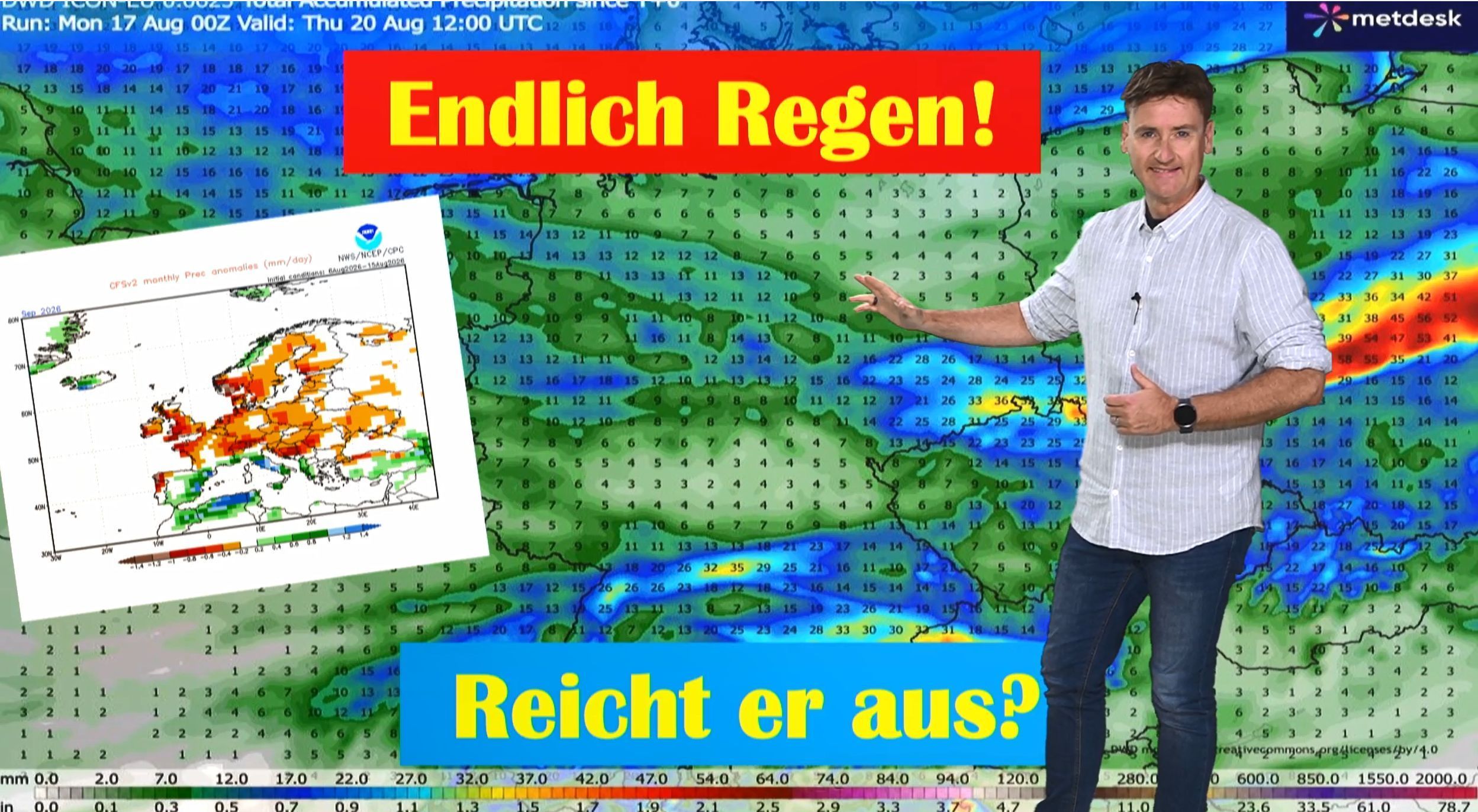 Video: 40°C-Hammer vorbei! Kommt jetzt der Mega-Landregen? Alle Details zum Wetter-Umsturz