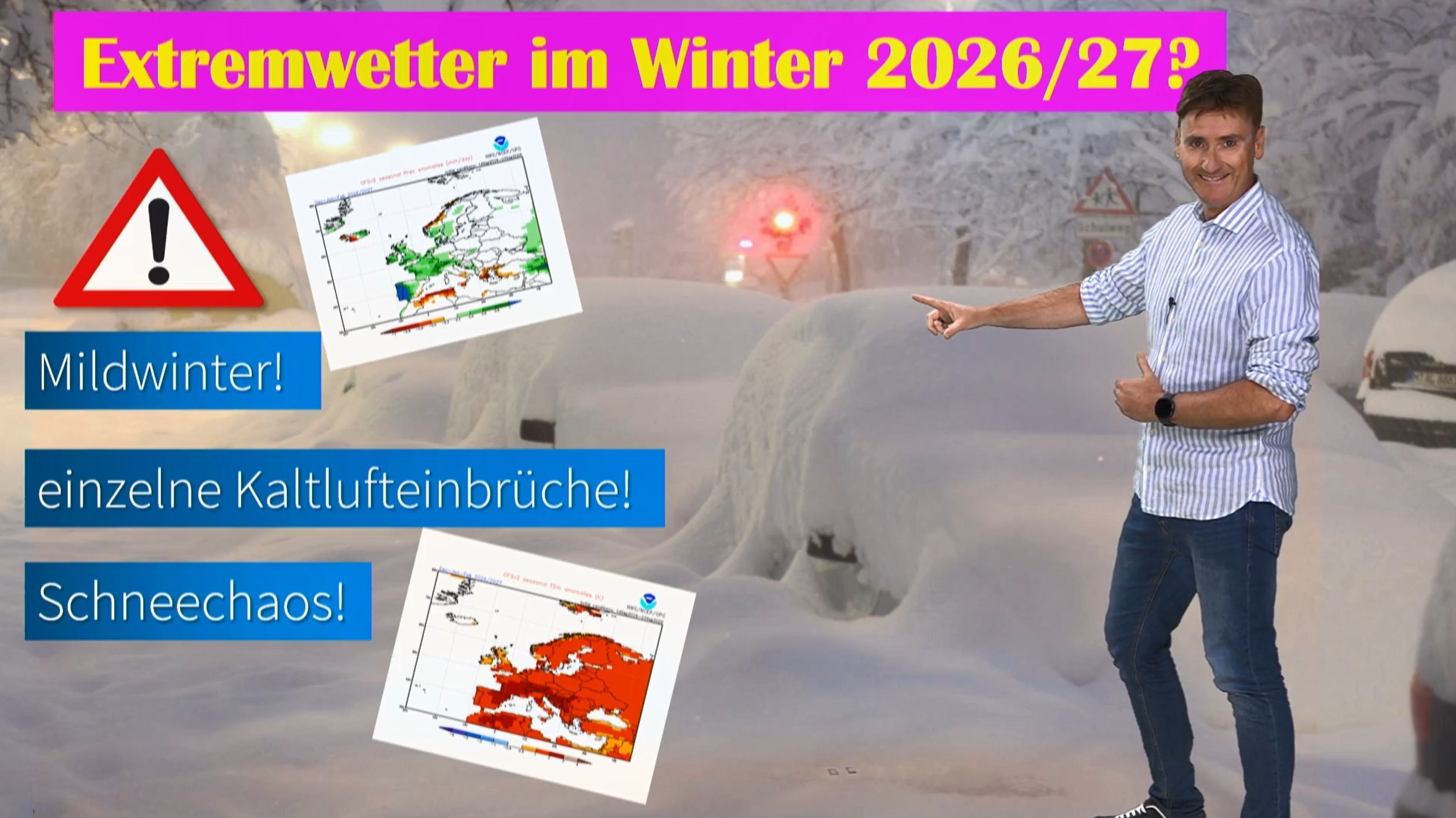 Video: ☃️ Mild? Von wegen – was in diesem Winter jederzeit reinhauen kann, macht sprachlos