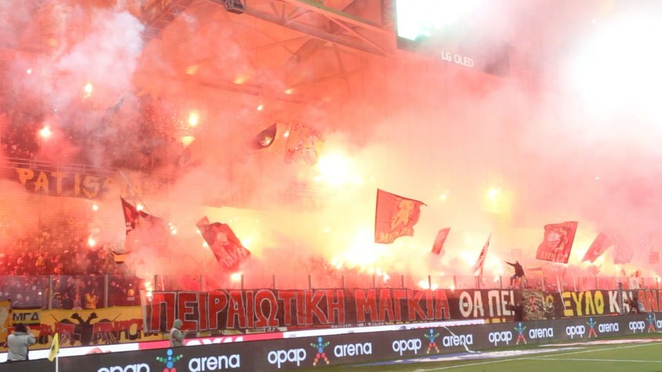 ΚΑΜΙΝΙ η OPAP Arena- Απίστευτη ατμόσφαιρα από τους Ενωσίτες (VIDEO)