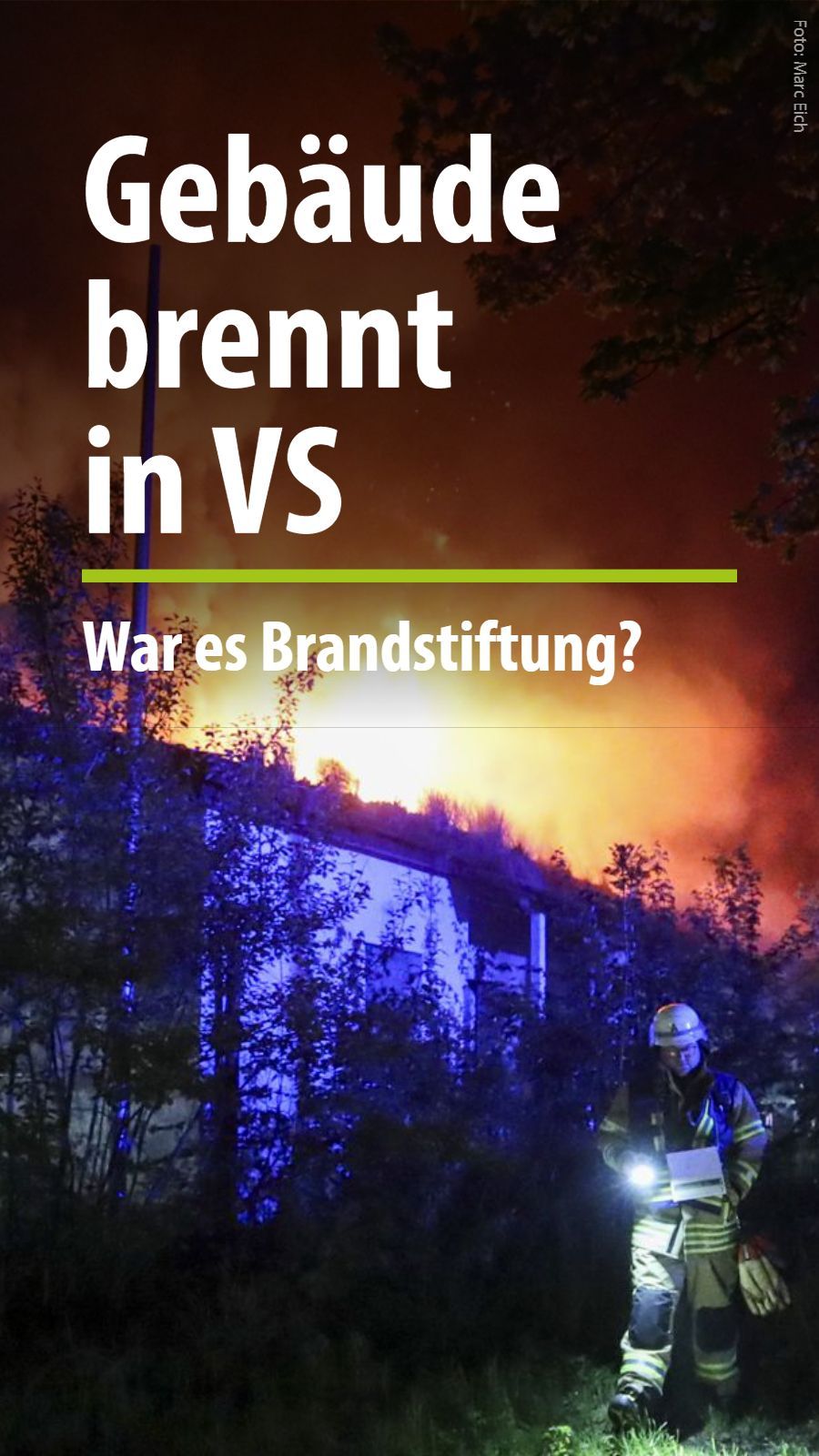 Video: Gebäude am Klosterhof in VS steht in Flammen
