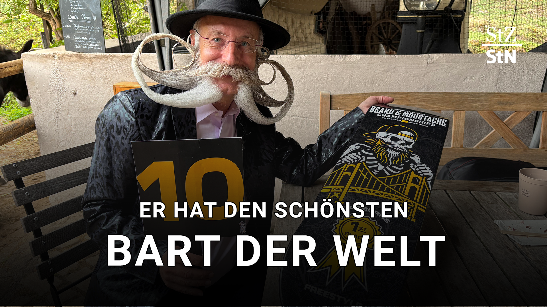 Video: Er hat den schönsten Bart der Welt