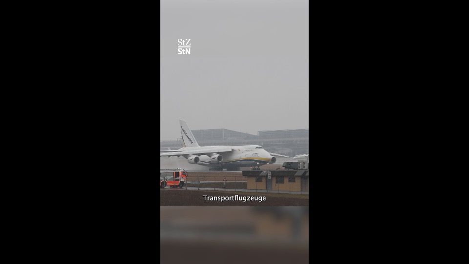 Video: Antonov startet am Stuttgarter Flughafen