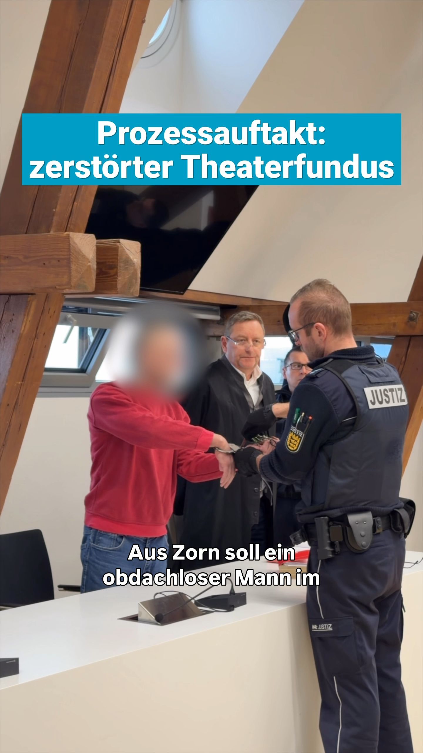 Video: Prozessauftakt: Zerstörter Theaterfundus in Ulm