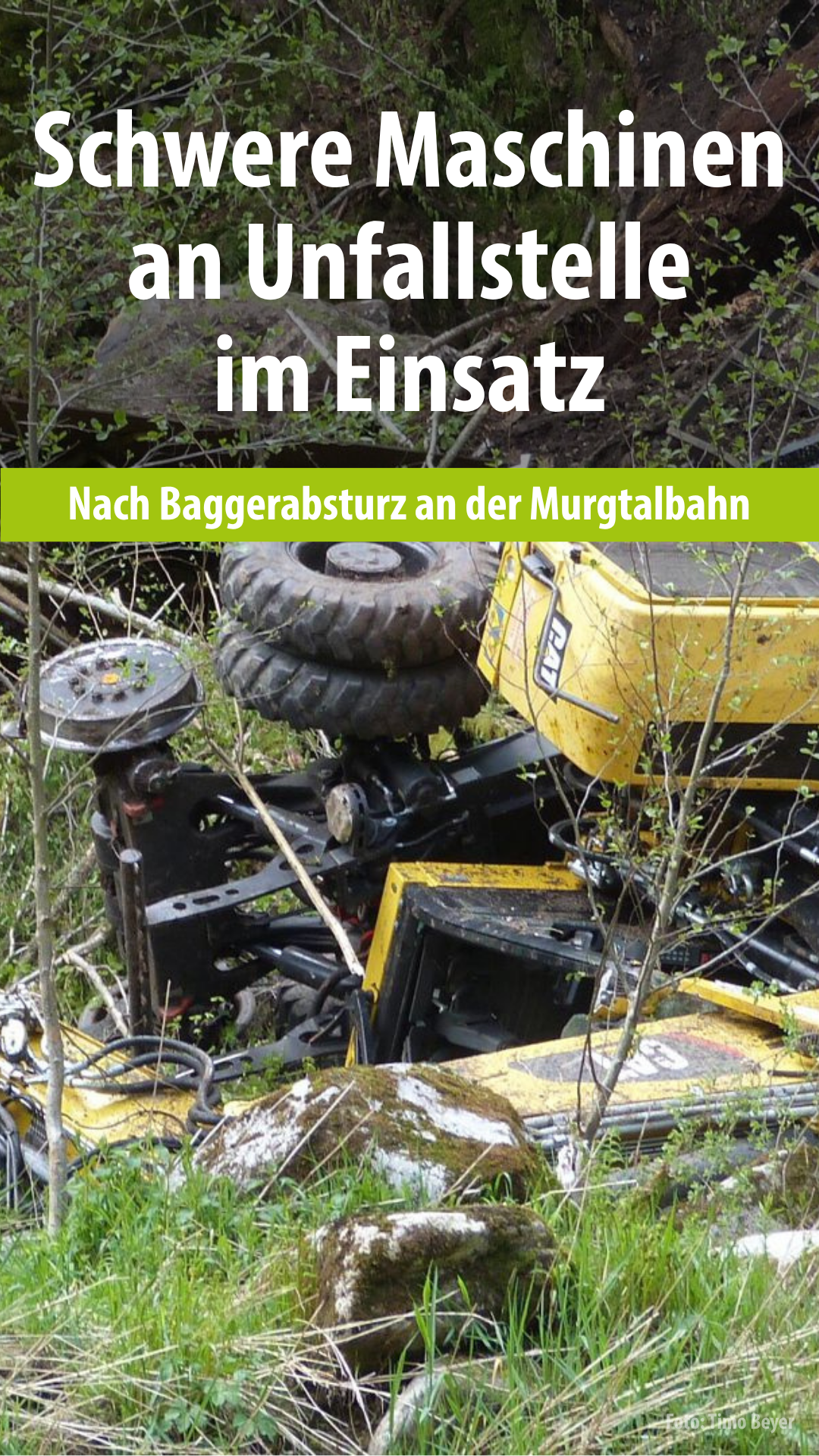 Video: Schwere Maschinen an Unfallstelle in Forbach im Einsatz