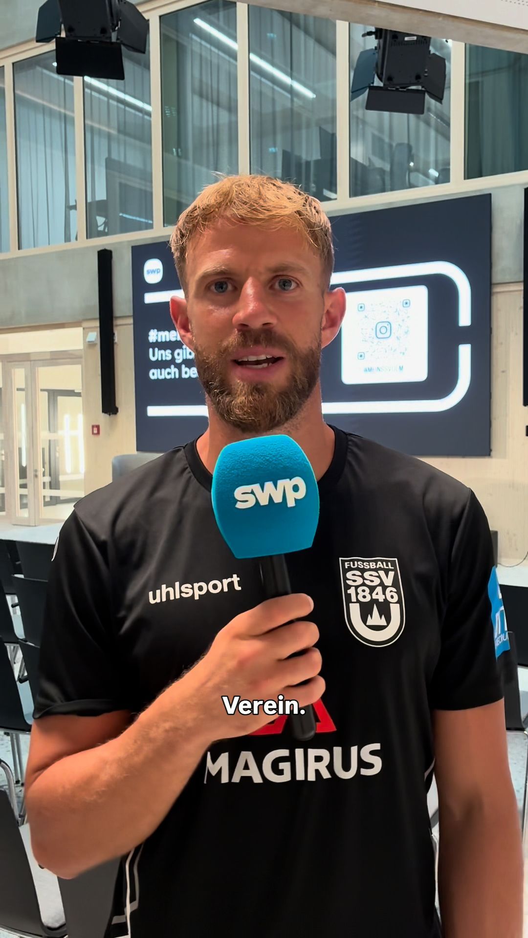 Video: SSV Ulm 1846 Fussball Kapitän Jo Reichert im Interview vor dem Saisonstart