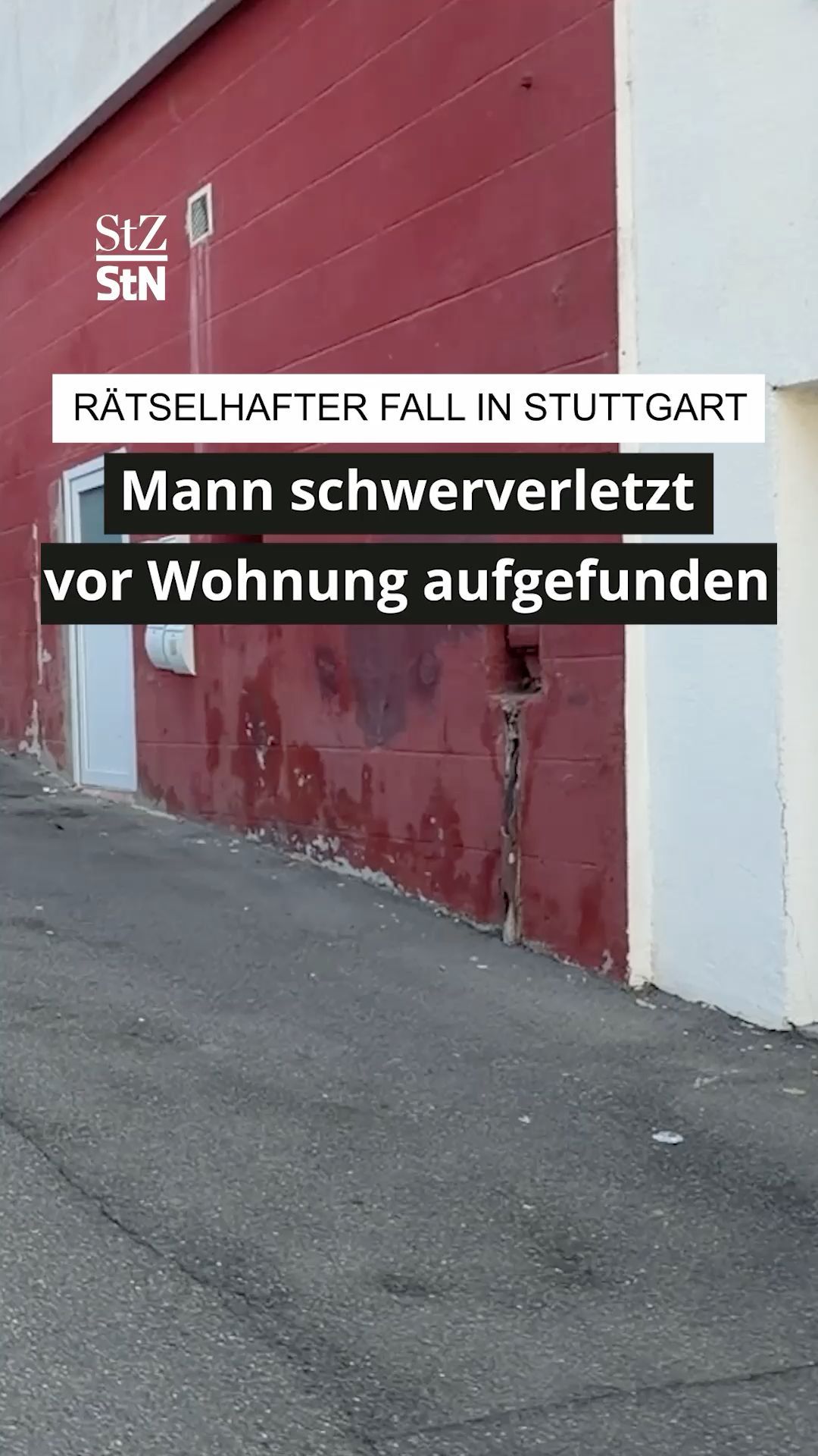 Video: Schwerverletzter 26-Jähriger bricht blutüberströmt in Haus zusammen