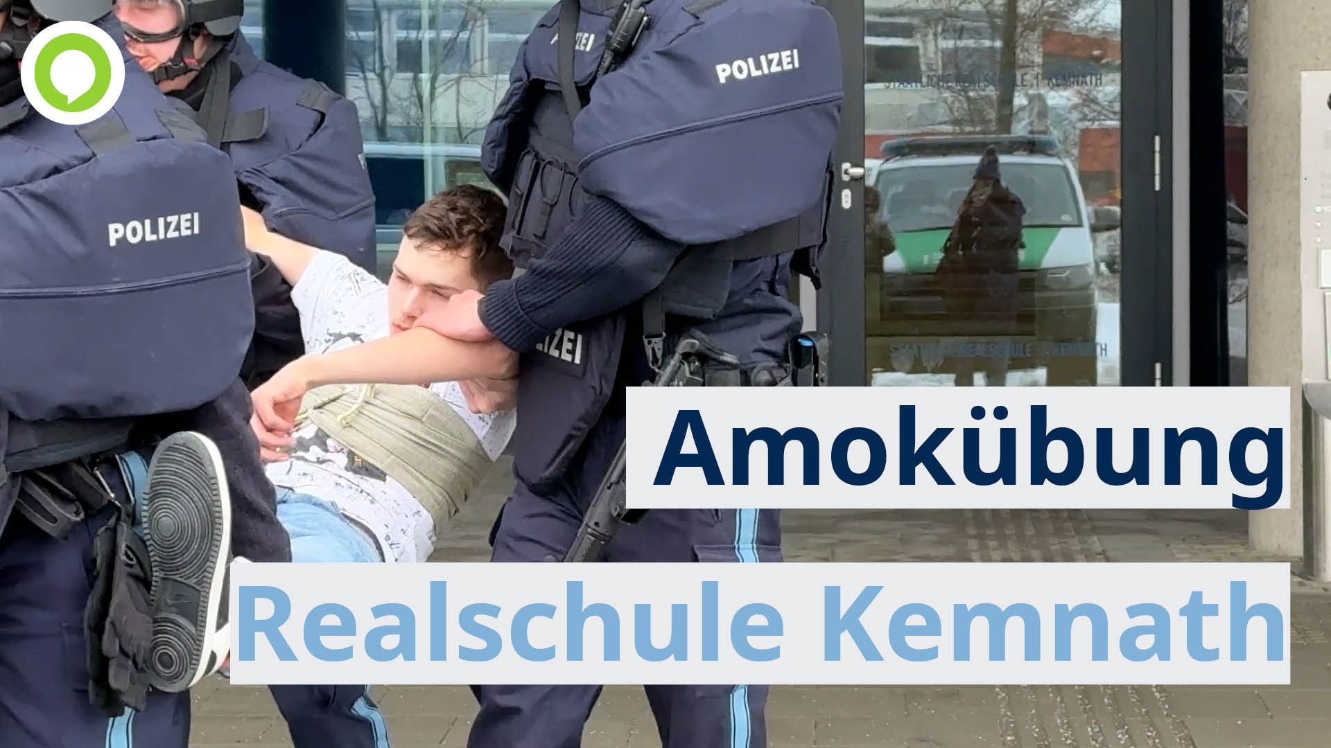Video: Amokübung in der Realschule Kemnath