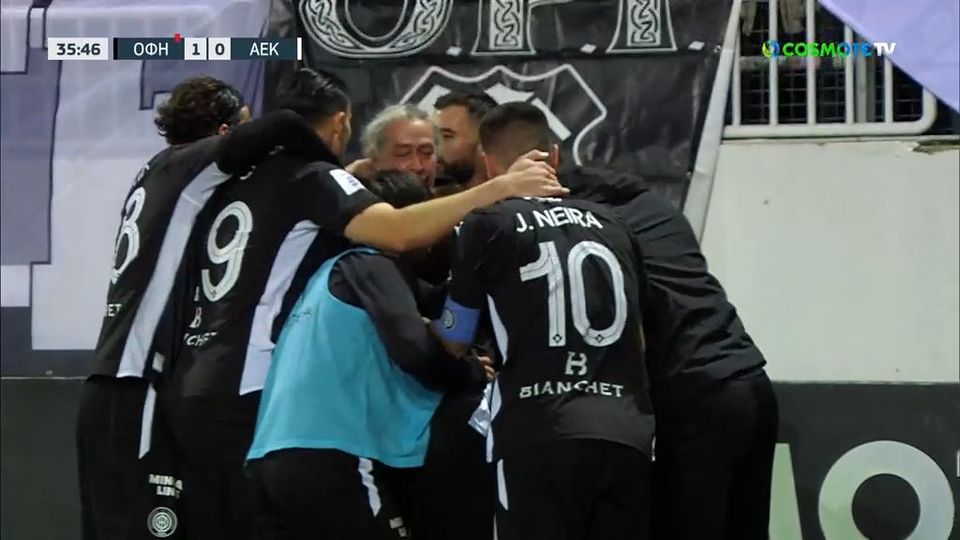 Αδράνησε η ΑΕΚ και δέχθηκε το 1-0 στην πρώτη τελική του ΟΦΗ (VIDEO)