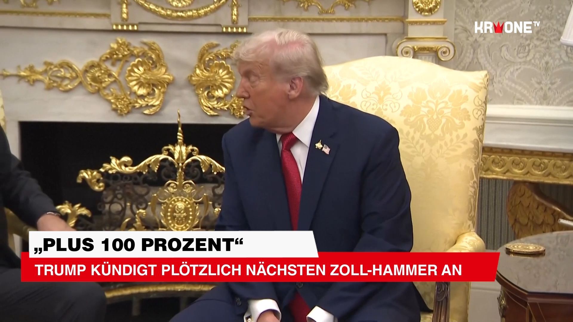 Video: Trump kündigt plötzlich nächsten Zoll-Hammer gegen China an