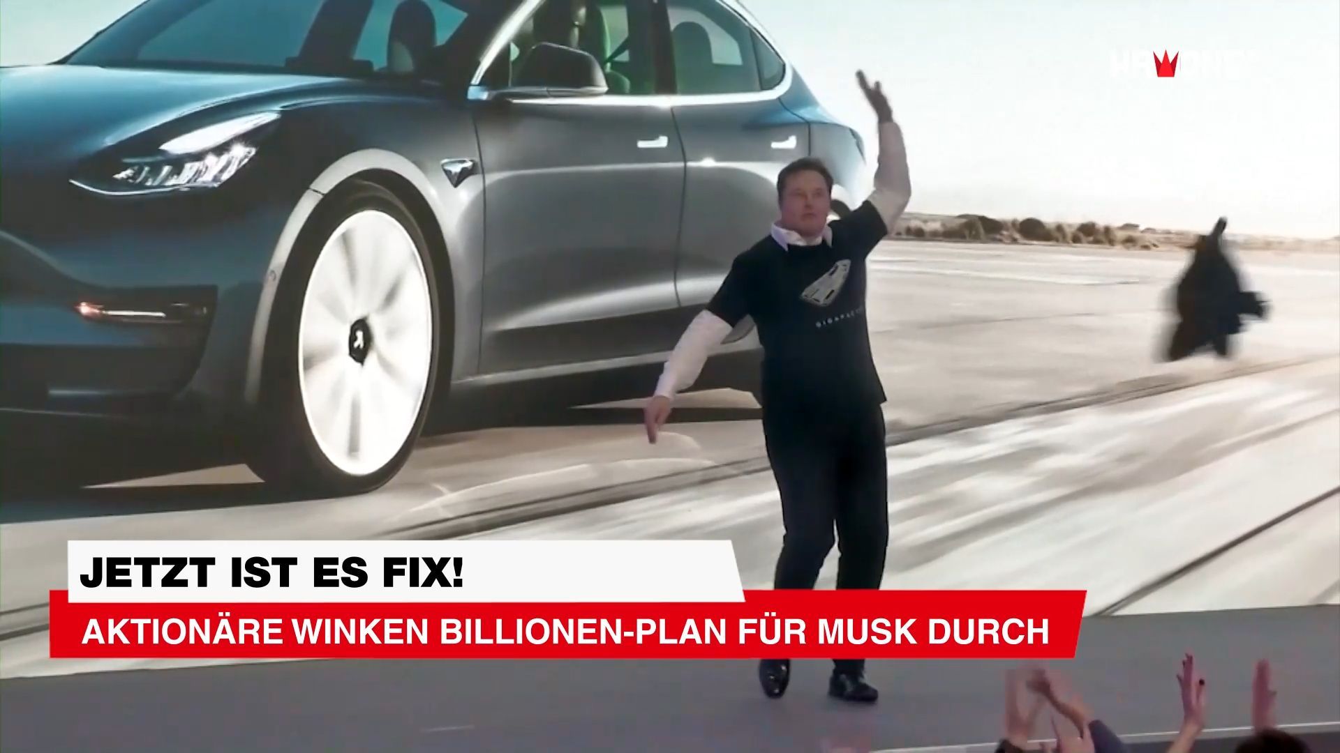 Video: Aktionäre winken Billionen-Plan für Musk durch