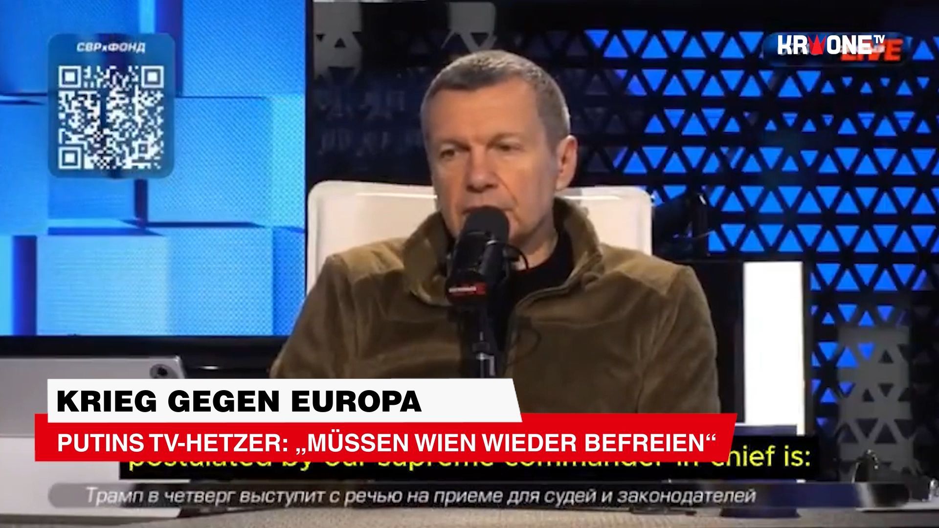 Video: „Müssen Wien befreien“ - Worauf Putins Hetzer Solowjow historisch anspielt