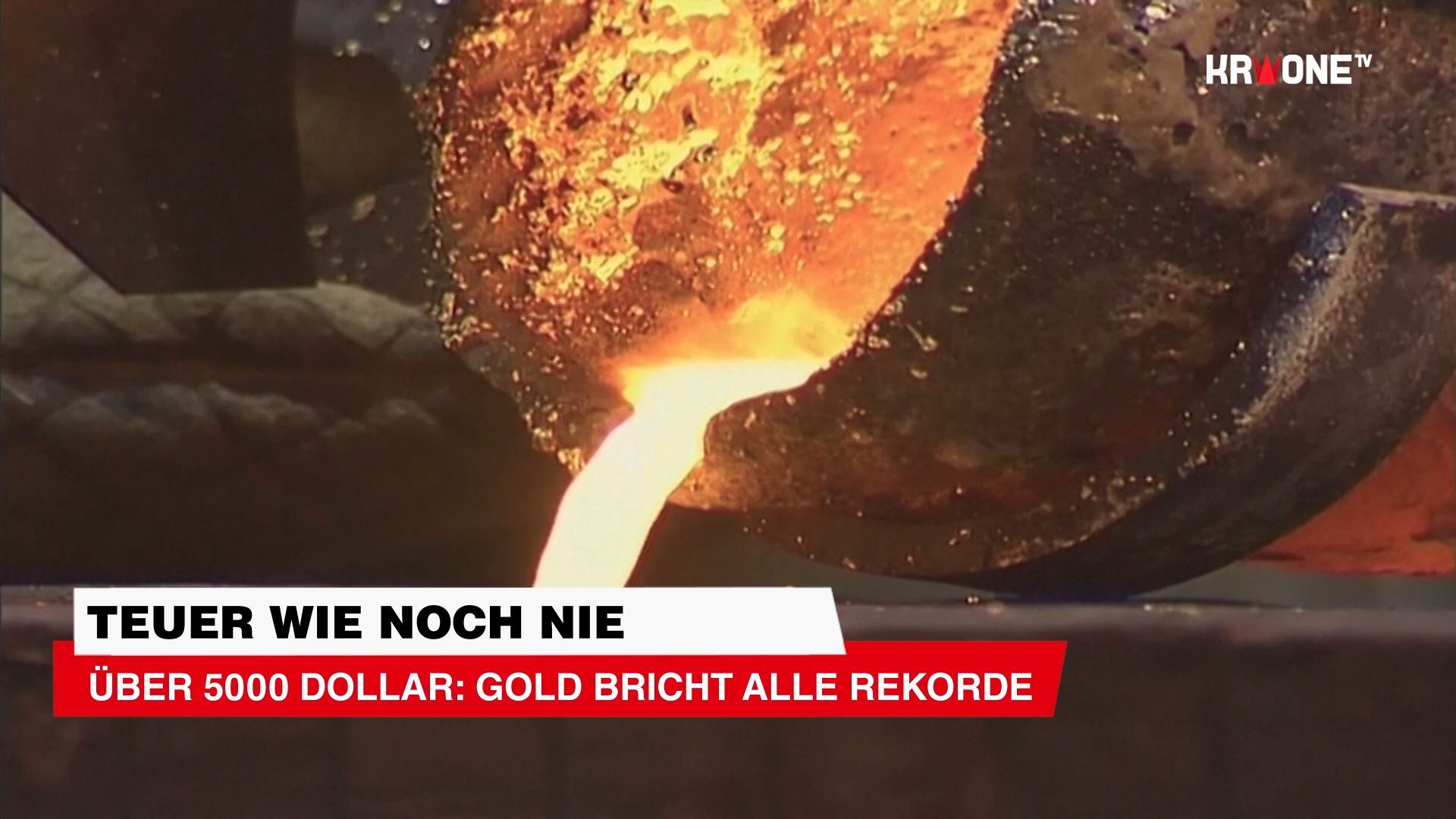 Video: Über 5000 Dollar: Gold bricht alle Rekorde