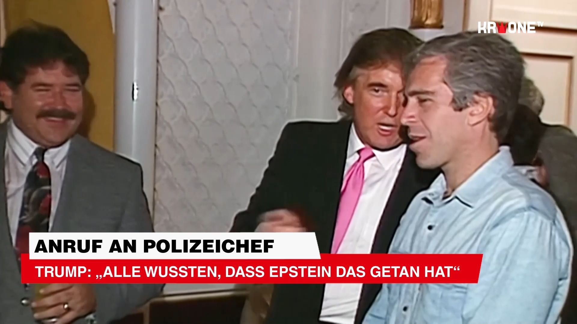 Video: Trumps Anruf an Polizeichef: „Alle wussten, dass Epstein das getan hat“