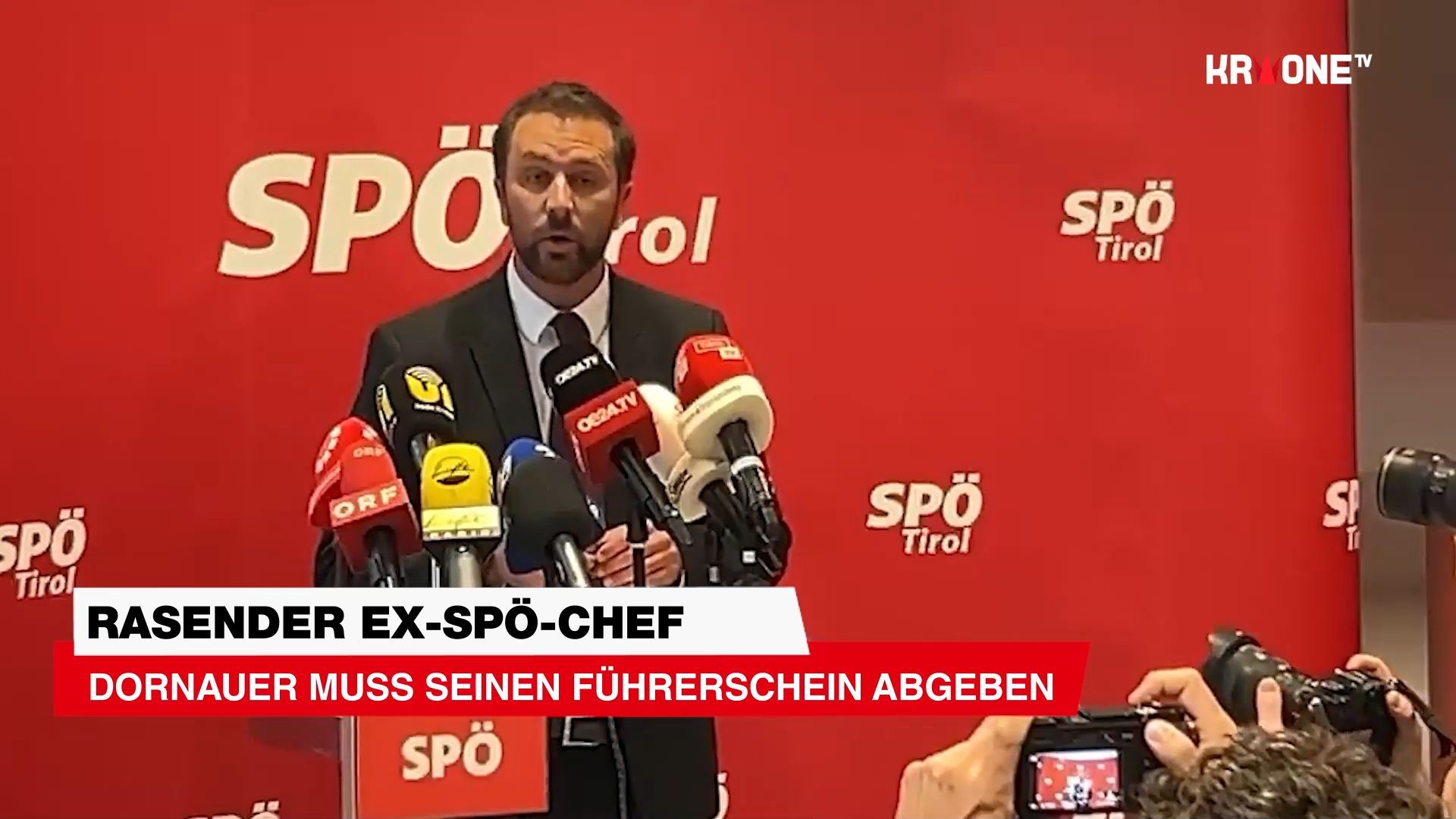 Video: Rasender Ex-SPÖ-Chef ++ Dornauer muss seinen Führerschein abgeben