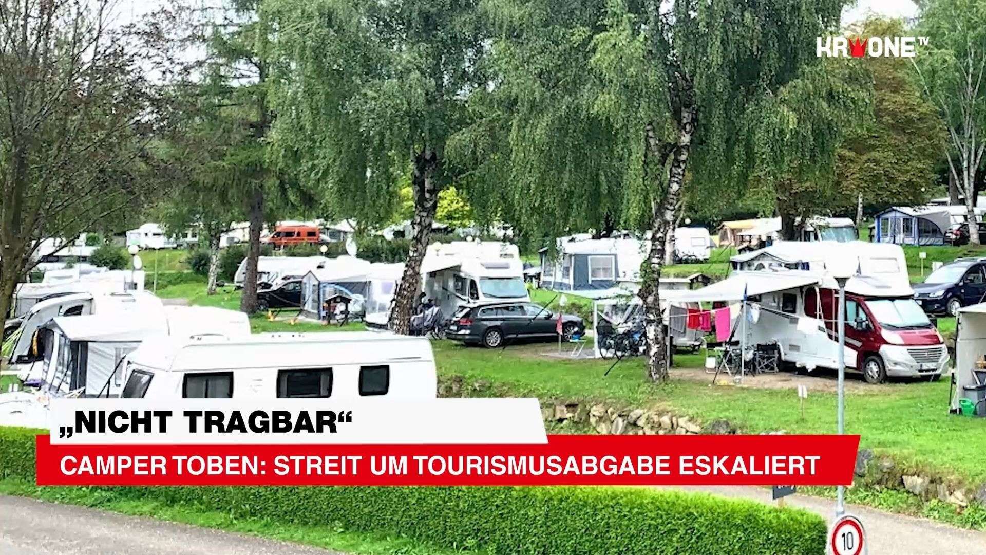 Video: „Nicht tragbar“ ++ Camper toben: Streit um Tourismusabgabe eskaliert