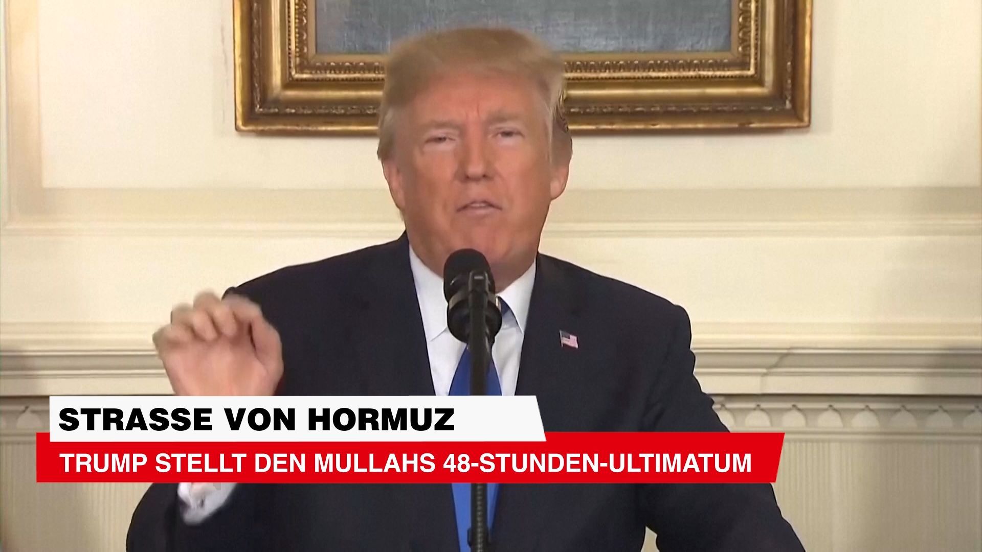 Video: Trump stellt den Mullahs im Iran 48-Stunden-Ultimatum