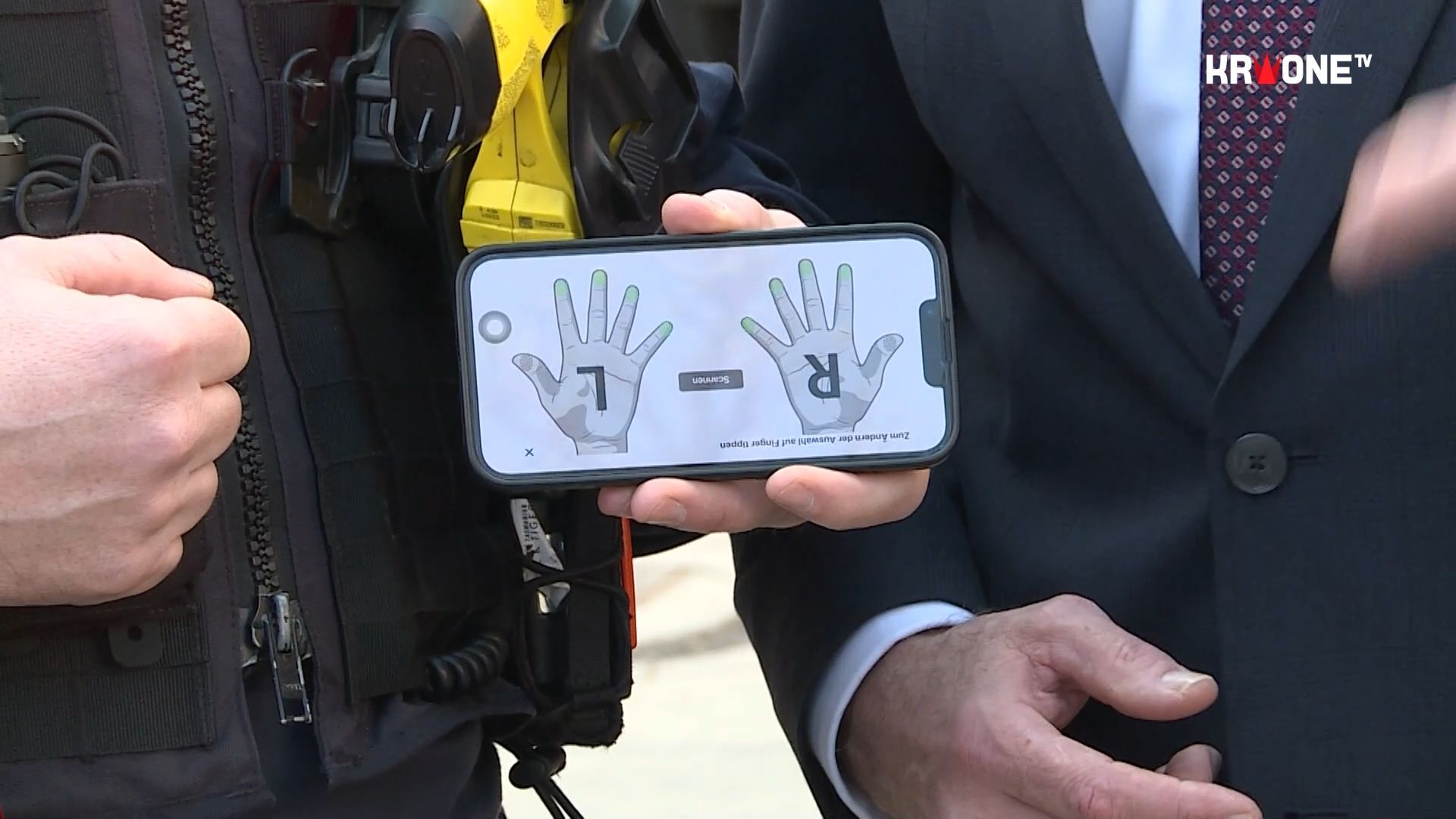 Video: Fingerscan per Smartphone: „Prinzip Hollywood“