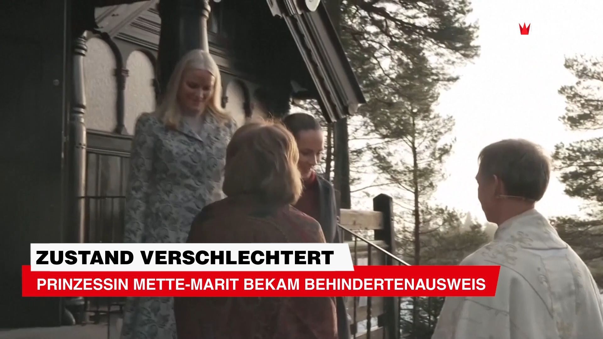 Video: Zustand verschlechtert ++ Prinzessin Mette-Marit bekam Behindertenausweis