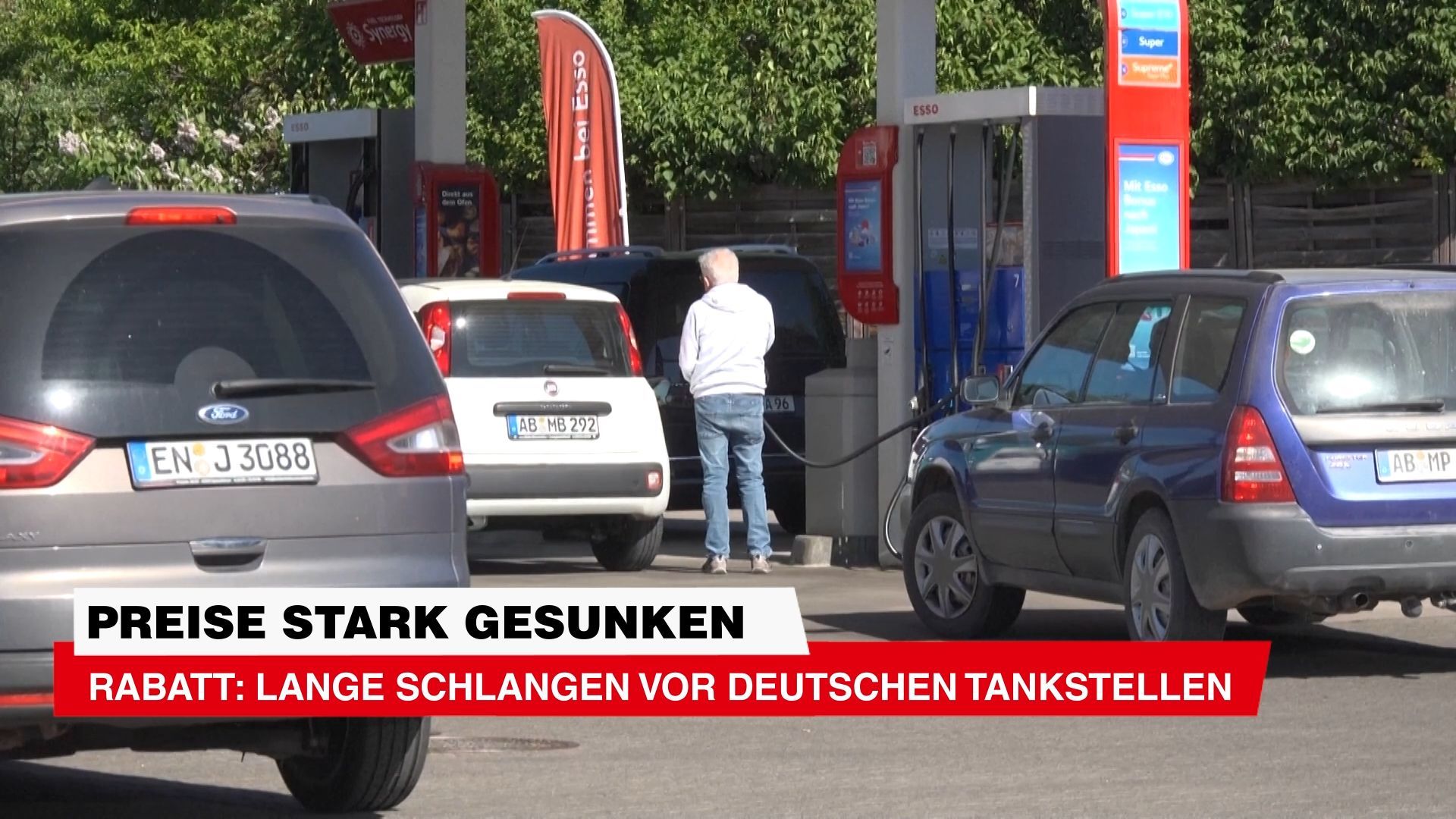 Video: Spritpreise in Deutschland trotz Rabatt gestiegen