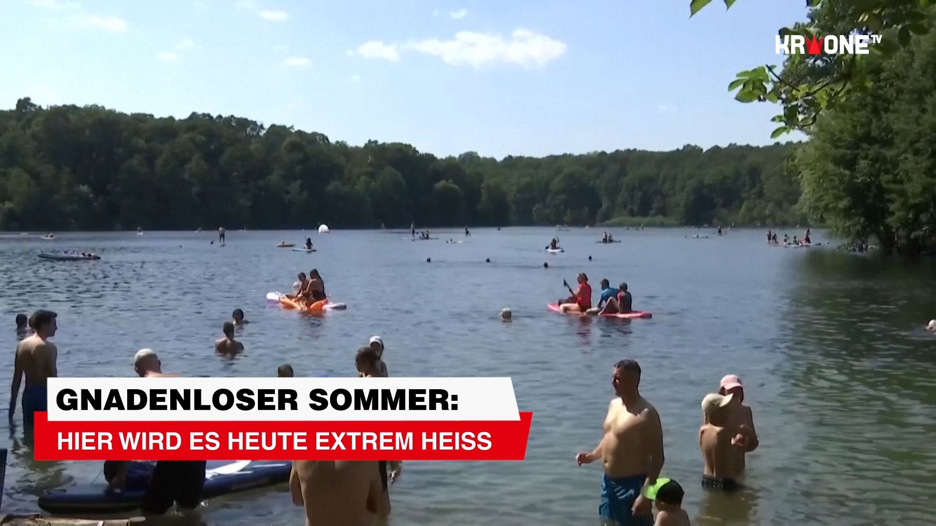 Video: Schon am Vormittag heißer als in Griechenland