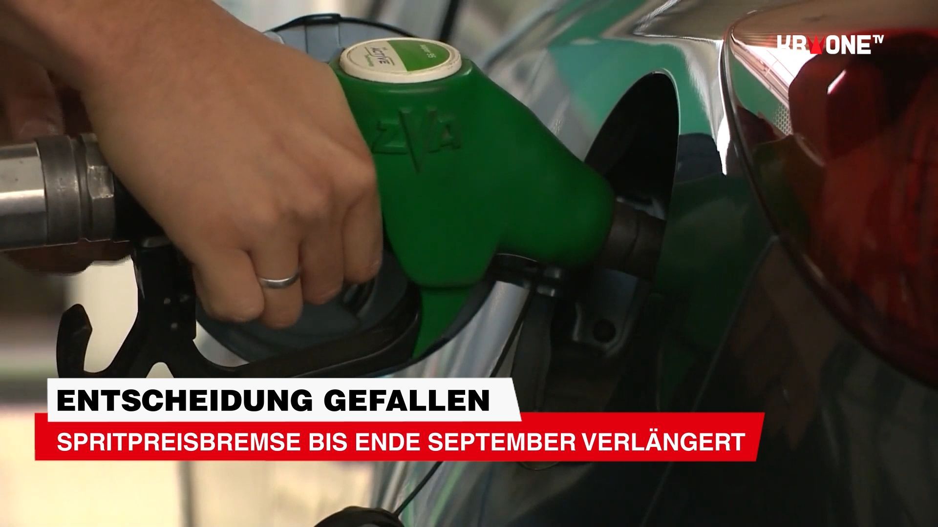 Video: Spritpreisbremse bis Ende September verlängert