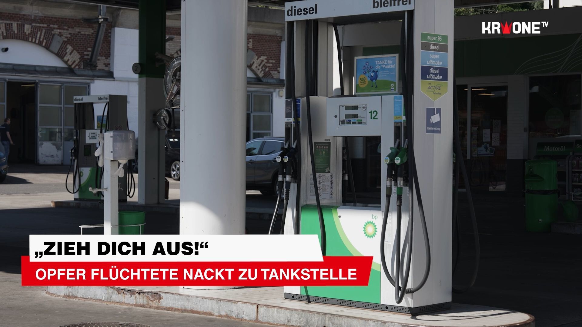 Video: „Zieh dich aus!“ Überfall! Opfer flüchtete nackt zu Tankstelle