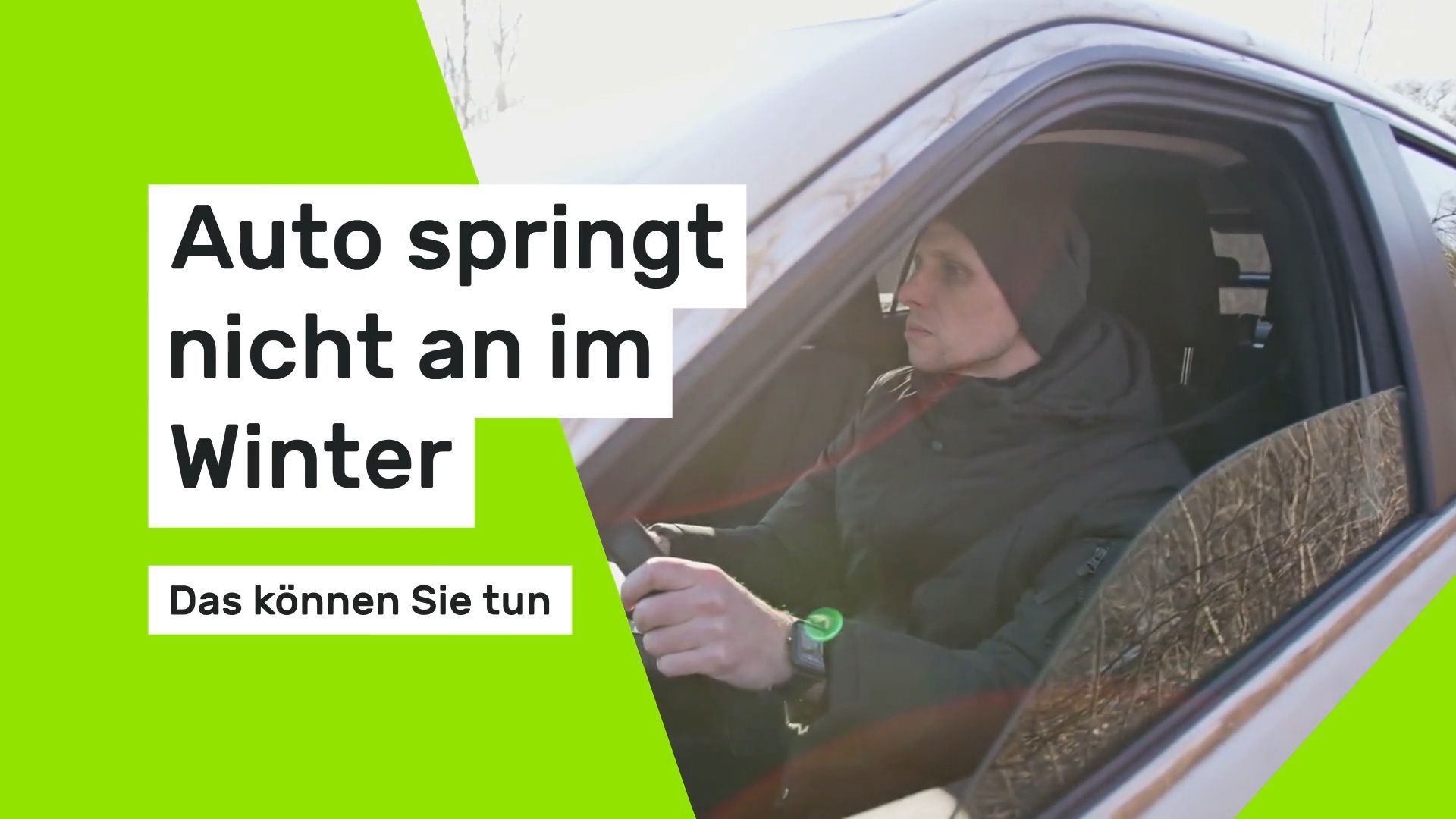 Auto springt nicht an im Winter: Das können Sie tun