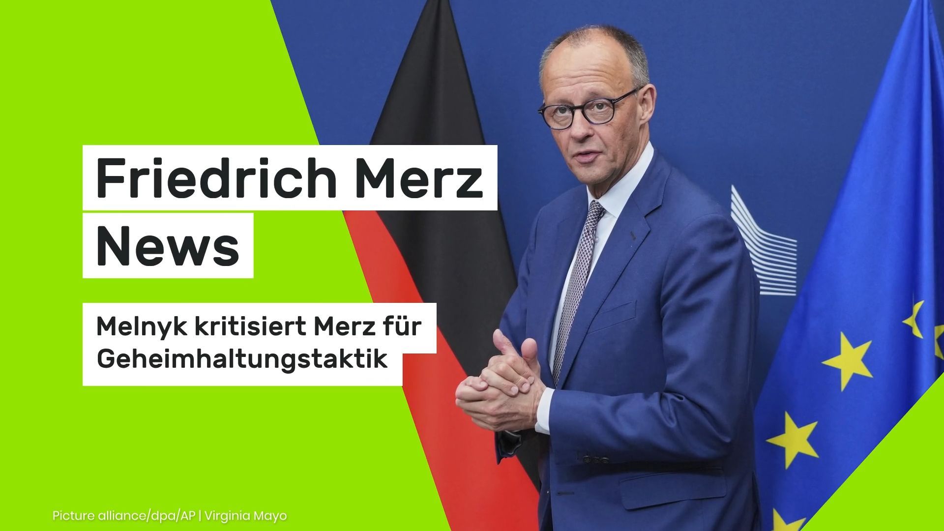 Video: Friedrich Merz News: Melnyk kritisiert Merz für Geheimhaltungstaktik
