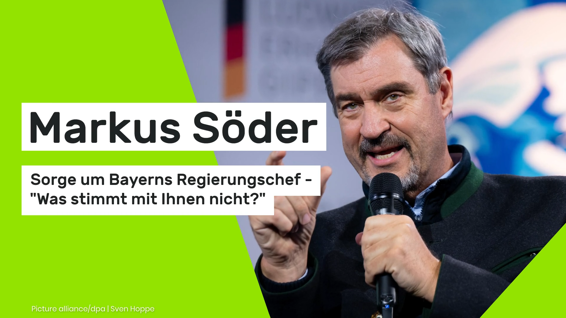 Video: Markus Söder: Sorge um Bayerns Regierungschef - "Was stimmt mit Ihnen nicht?"