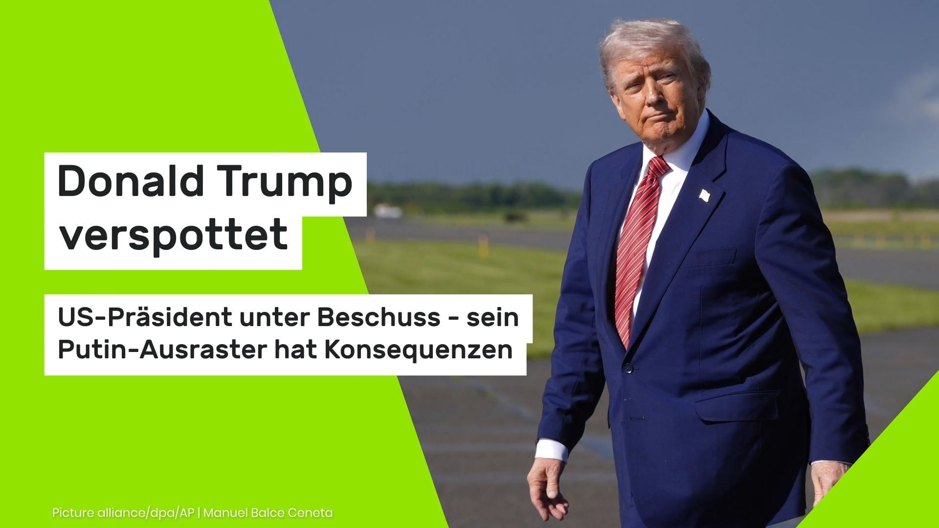 Video: Donald Trump verspottet: US-Präsident unter Beschuss - sein Putin-Ausraster hat Konsequenzen