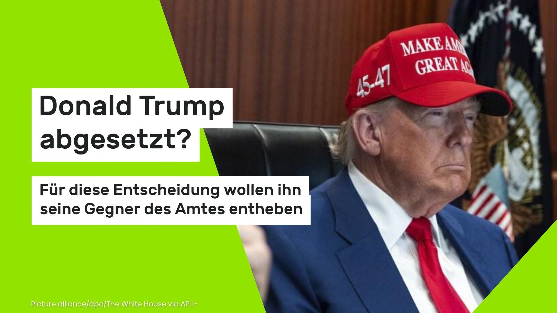 Video: Donald Trump abgesetzt?: Für diese Entscheidung wollen ihn seine Gegner des Amtes entheben