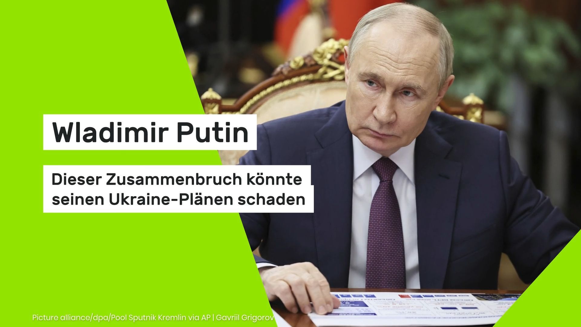 Video: Wladimir Putin: Dieser Zusammenbruch könnte seinen Ukraine-Plänen schaden