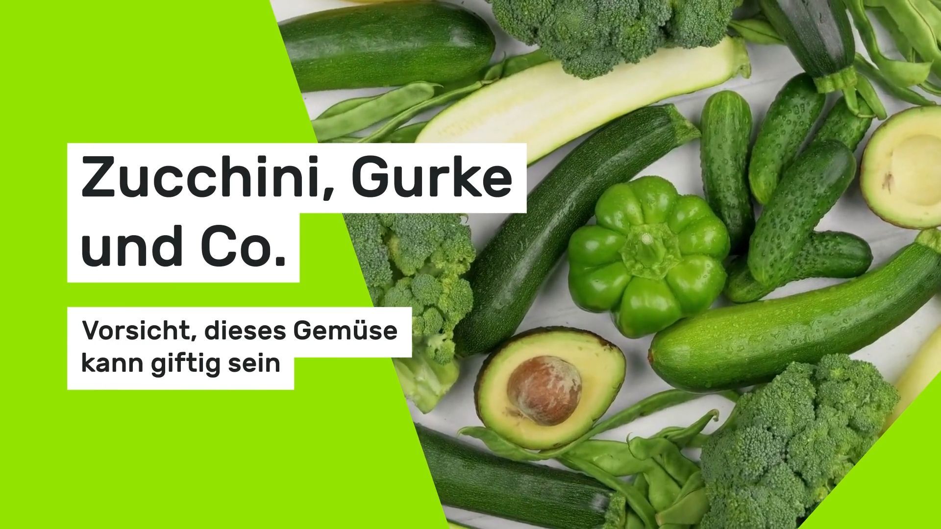 Zucchini, Cucumber and Co.: Beware, this vegetable can be poisonous