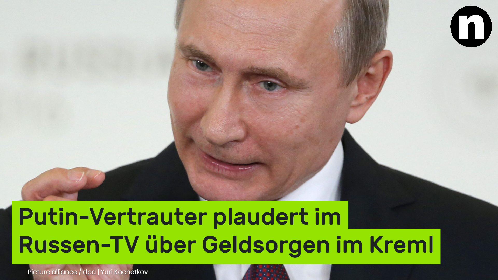 Video: Wladimir Solowjow: Putin-Vertrauter plaudert im Russen-TV über Geldsorgen im Kreml