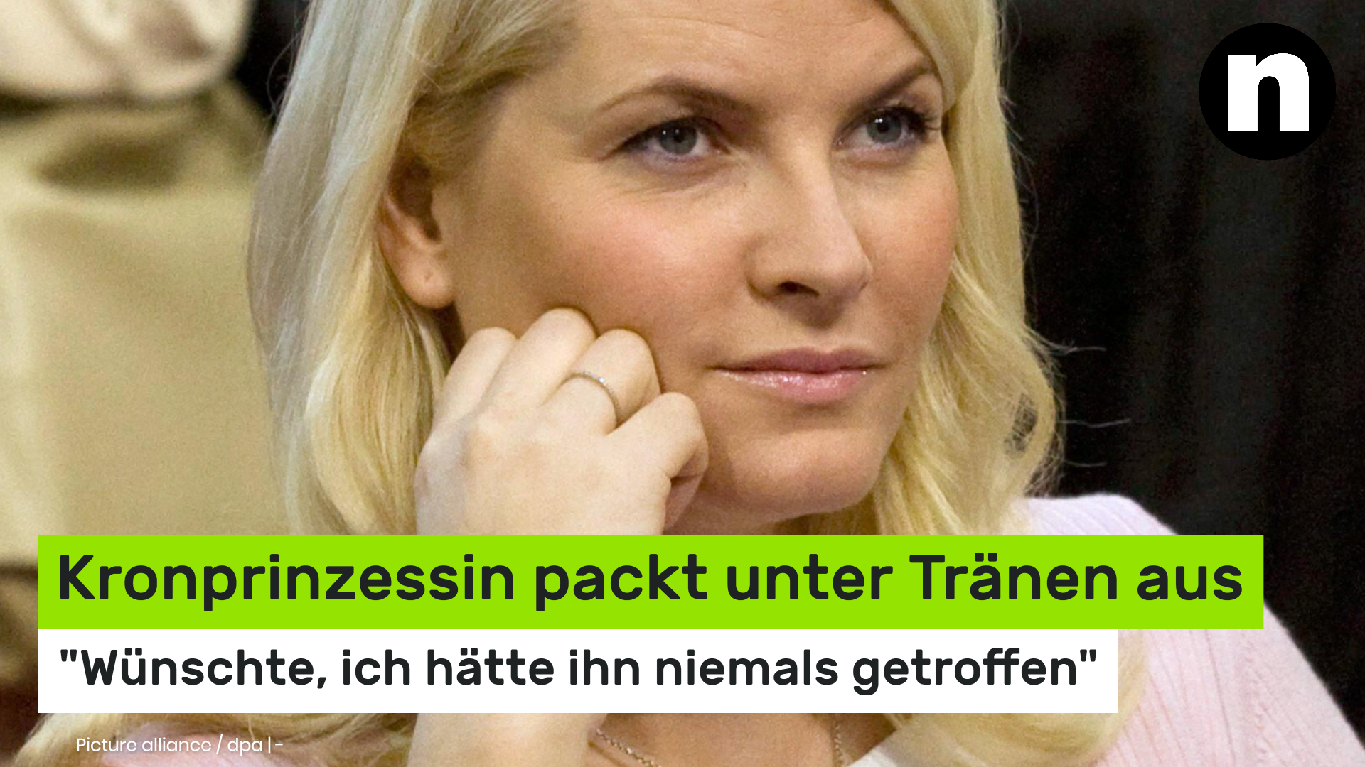Video: Mette-Marit von Norwegen über Jeffrey Epstein: "Wünschte, ich hätte ihn niemals getroffen" - Kronprinzessin packt unter Tränen aus