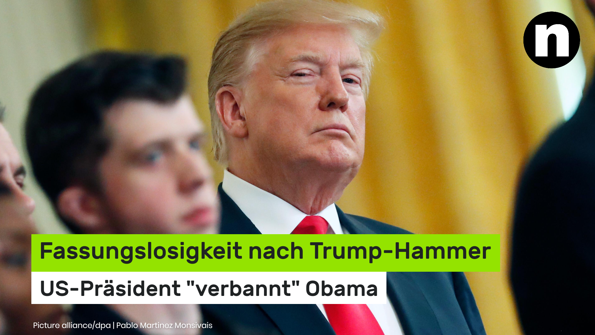 Video: Fassungslosigkeit nach Trump-Hammer - US-Präsident "verbannt" Obama