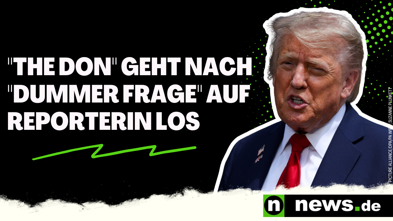 Video: Donald Trump: "The Don" geht nach "dummer Frage" auf Reporterin los