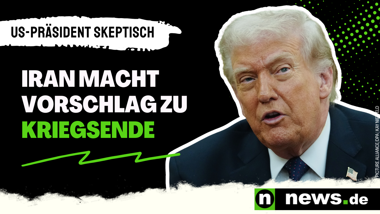 Video: Donald Trump: Iran macht Vorschlag zu Kriegsende - US-Präsident skeptisch