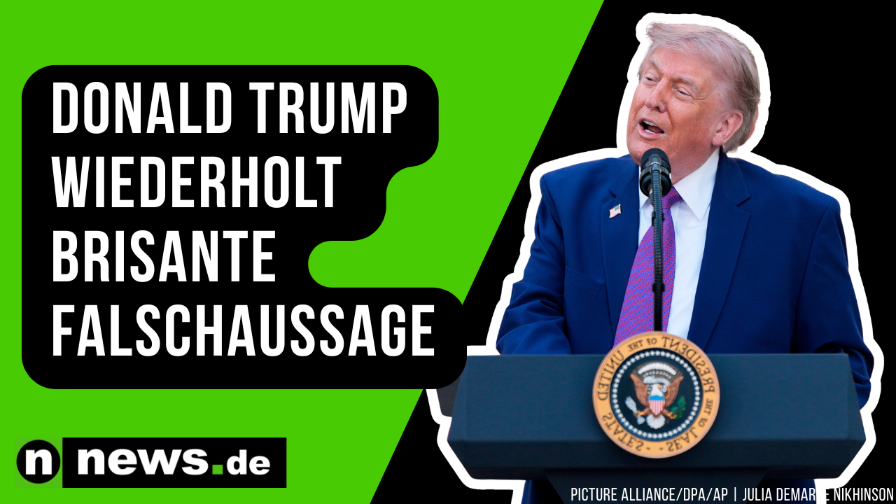 Video: Donald Trump: Er kann es nicht lassen - "The Don" wiederholt brisante Falschaussage