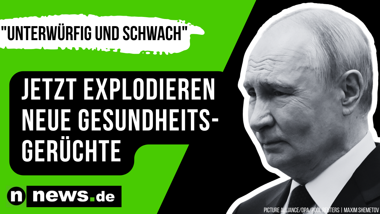 Video: Wladimir Putin: "Unterwürfig und schwach" - jetzt explodieren neue Gesundheits-Gerüchte