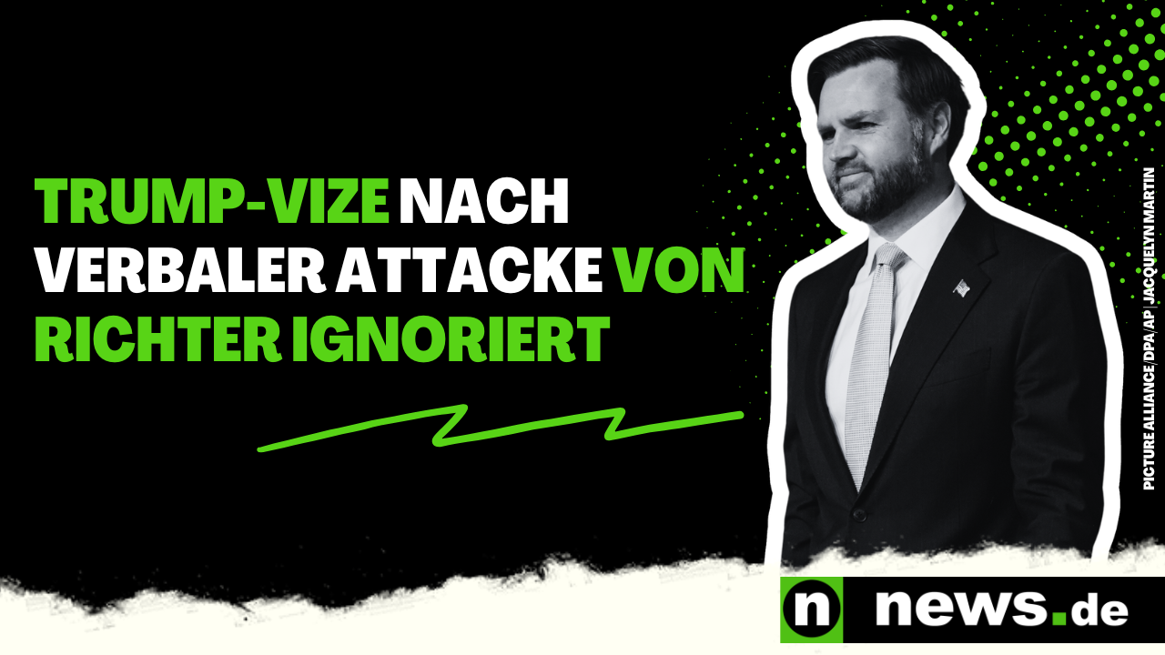 Video: JD Vance: Trump-Vize nach verbaler Attacke von Richter ignoriert