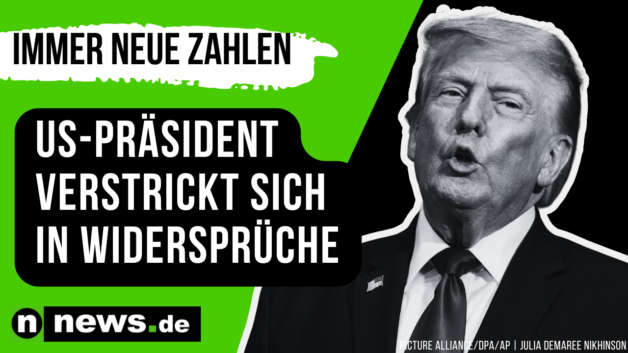 Donald Trump: Immer neue Zahlen – US-Präsident verstrickt sich in Widersprüche