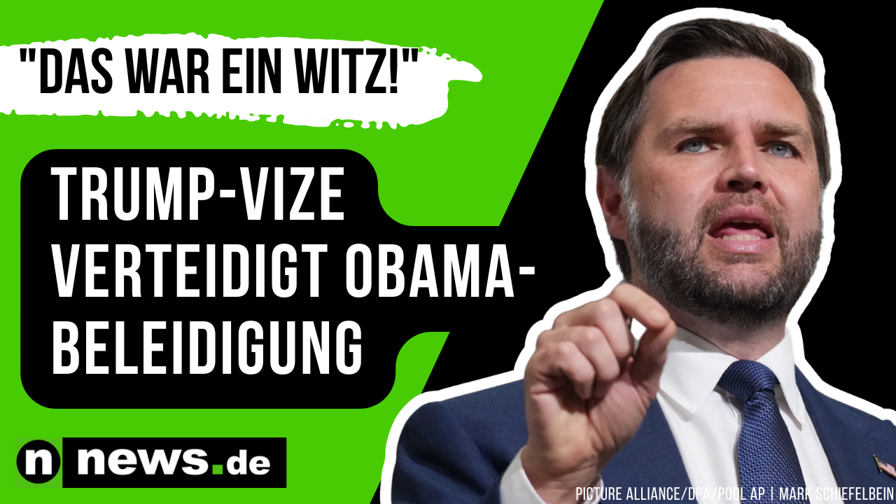 Video: JD Vance: "Das war ein Witz!" Trump-Vize verteidigt Obama-Beleidigung