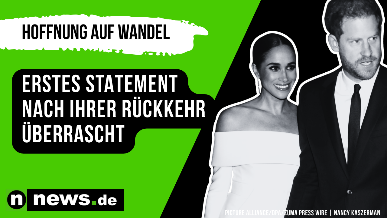 Video: Harry und Meghan: Erstes Statement nach ihrer Rückkehr